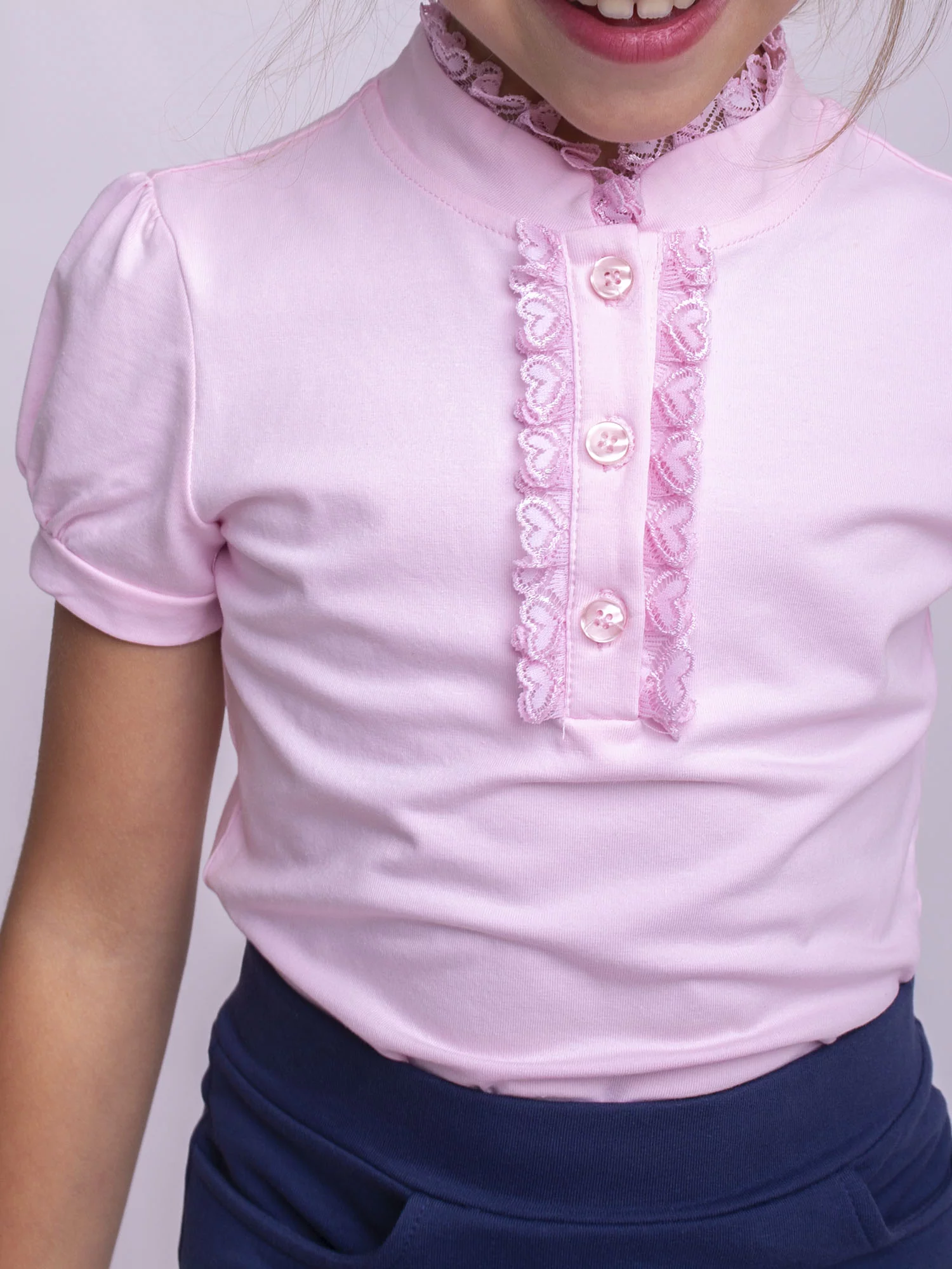Блузка для девочки (0016/1_ШК21)