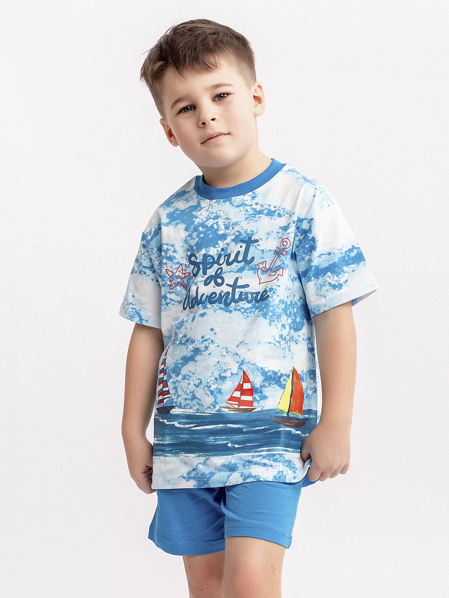 Комплект футболка и шорты для мальчика (0079_ЛС22)