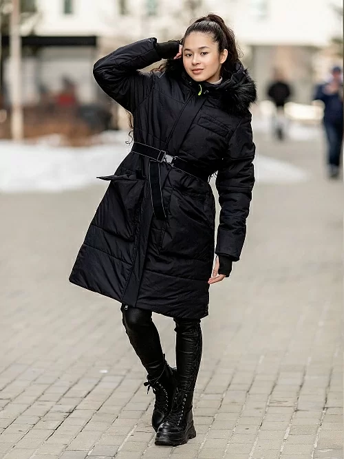 Пальто для девочки Амори (136-23з)